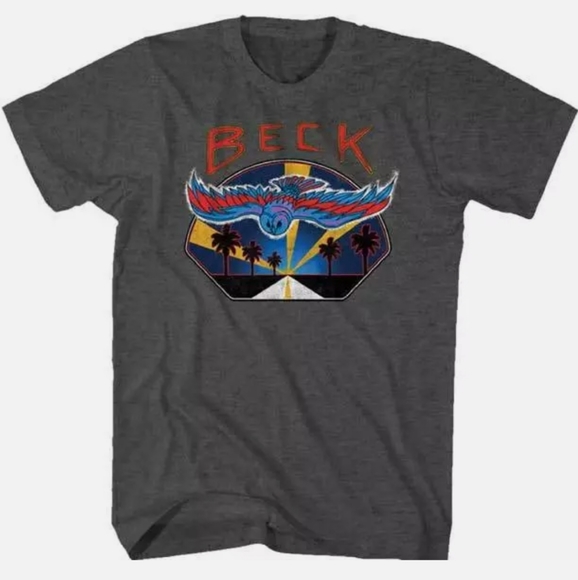 Live Nation Other - Beck Soaring Owl Lightweight Gray Shirt